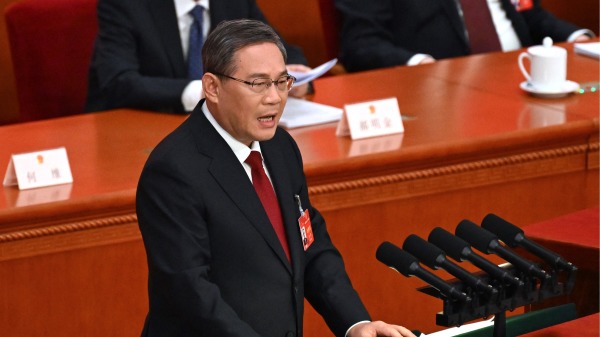 2024年3月5日，中共國務院總理李強在全國人大開幕式上作工作報告。