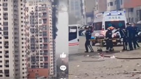 瀋陽住宅樓爆炸傳14樓女孩被崩飛樓下(圖)