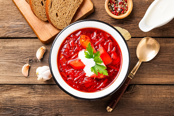 羅宋湯（borscht）是甜菜根最為著名的料理之一