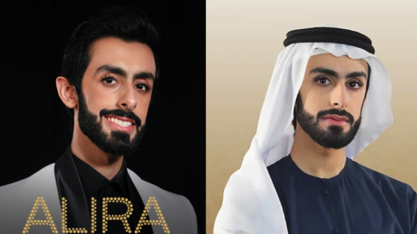杜拜王子阿里（右），其真实身份原来是歌手，艺名为Alira（左）。（图片来源：看中国合成）