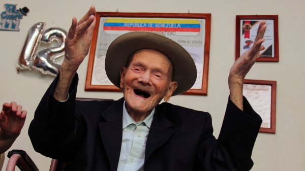 這位來自委內瑞拉的胡安·維森特·佩雷斯，被稱為世界上最年長的男子，他於本週去世，享嵩壽114歲。