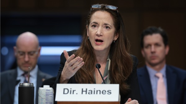 2024年5月2日，美国国家情报总监海恩斯（Avril Haines）听证会上指出俄罗斯和中国在军事议题上更加紧密合作，包括潜在入侵台湾的情况。( Win McNamee/Getty Images)