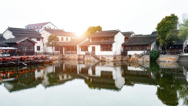 近日一則關於「浙江溫州蒼南黃氏宗祠將被拆」的網帖在網路引起熱議。中國建築物示意圖。