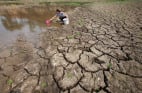 中国持续破高温记录长江流域旱情加重(图)