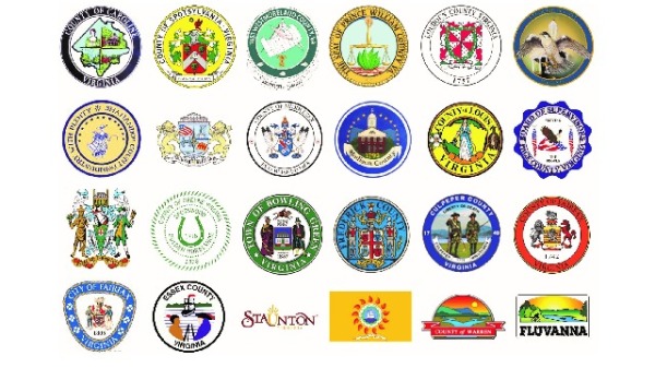 美弗州郡市24個logo