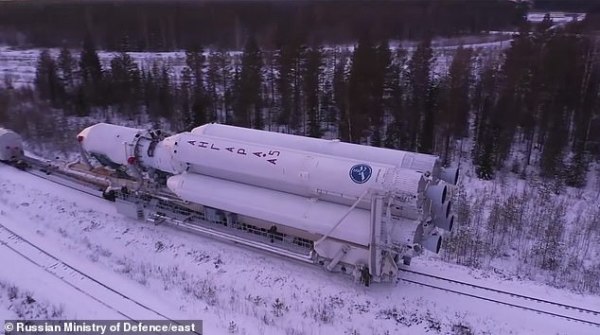 俄羅斯的新火箭安加拉A-5。