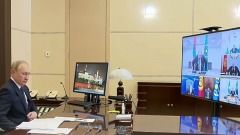 普京峰会讲话强化中亚一体化中国列席(图)