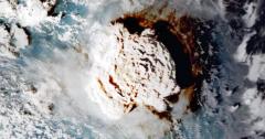 東加火山爆發「瞬間從地球消失」全球30年來規模最大(視頻)