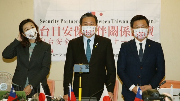 台湾与日本举行首次国会间的“台日安保伙伴关系论坛”，民进党立委赵天麟主张推动“台湾关系法”立法