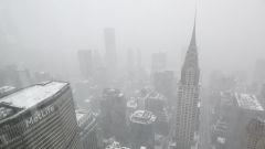 美國東海岸暴風雪肆虐10個州受影響(圖)