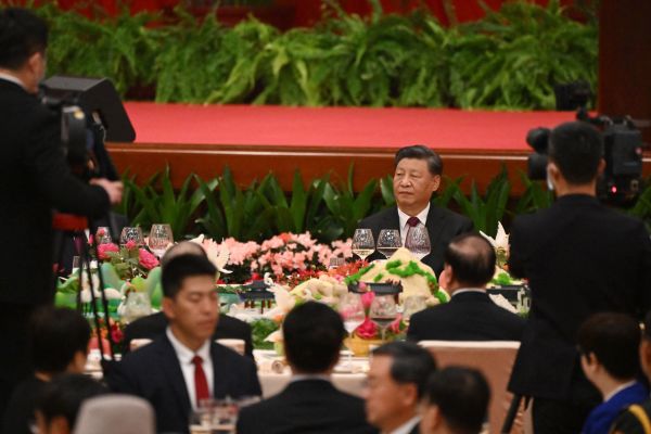 2022年9月30日晚 十一招待会在北京人民大会堂举行 习近平等中共现任高层出席。