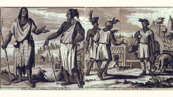 The elders and people of the Formosas as depicted by the Dutch in 1670.