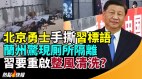 北京又现“勇士”过街桥上手撕标语“习近平”(视频)