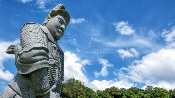 中國 古代 將領 士兵 雕像 石像 442927174
