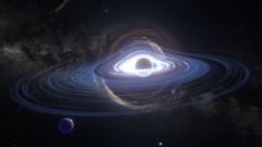 目前已知离地球最近“休眠”中的黑洞(图)