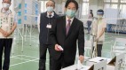 九合一选举修正案投票赖清德等政要返乡(图)