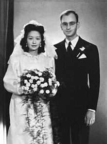 張充和和傅漢思1948年11月北京結婚