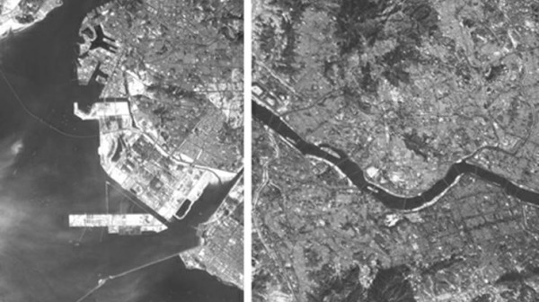 朝鲜官媒劳动新闻公开了朝鲜卫星拍摄之首尔与仁川地区照片