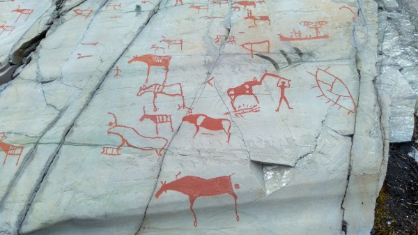 阿尔塔岩画 世界遗产 遗迹 史前 远古 壁画 挪威 526749917