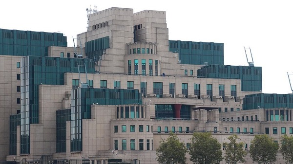 伦敦泰晤士河畔的英国军情五处总部。