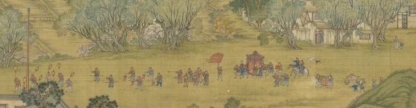 台北国立故宫博物院藏，清院本《清明上河图》
