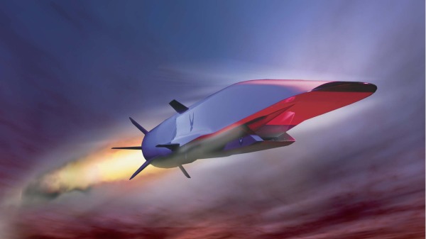 X-51A乘波者（X-51A Waverider）高超音速飞行器。（图片来源：美国空军）