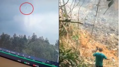 东航“垂直坠地”炸毁恐怖瞬间曝光目击者吓吐经过(视频图)