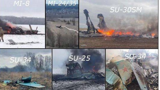 烏克蘭軍方宣稱，在3月5日一之內擊落了9架俄機。