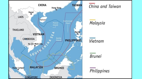 周边国家对南海的海权声索