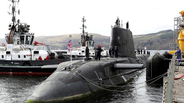 英國大膽號攻擊型核潛艇（HMS Audacious）是英國皇家海軍的第四艘機敏級級潛艇，已經抵達直布羅陀，在地中海執行任務。