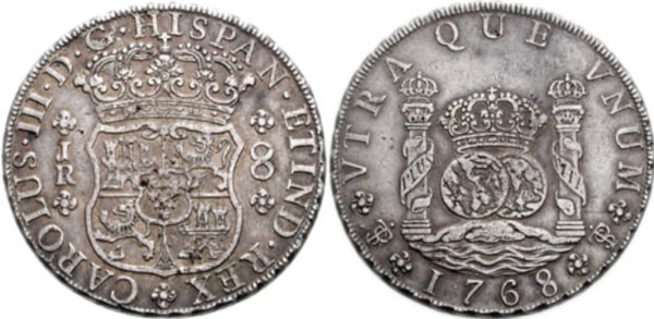 十九世纪中期之前在香港流通的西班牙银元