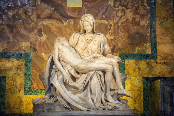 文艺复兴 米开朗基罗 圣彼得大教堂 《圣殇》 雕塑