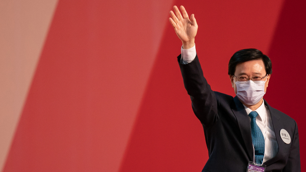 李家超以99%得票率当选第六届香港行政长官。（图片来源：Getty Images）
