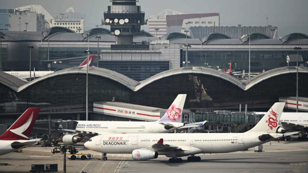 图为香港国际机场（图片来源：Getty Images）