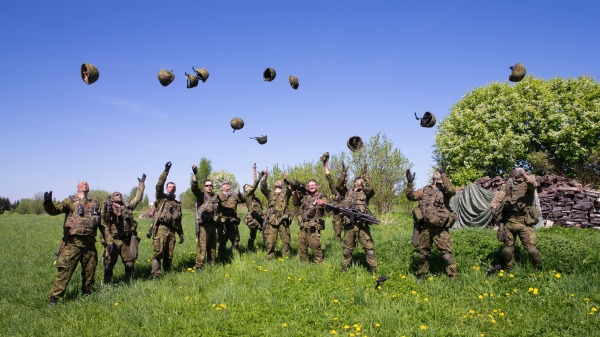 参加演习的军士们。（图片来源：爱沙尼亚国防部队）