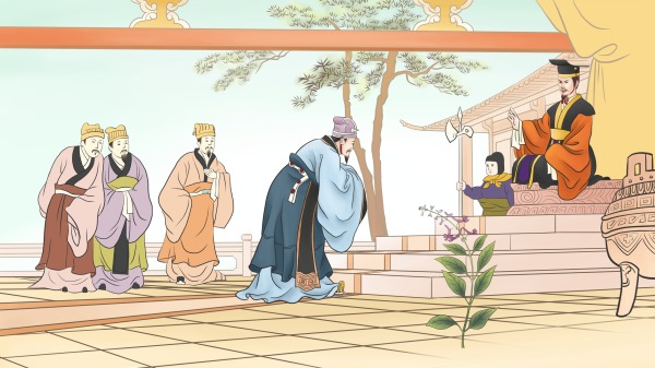 尹寿为帝尧推荐贤德之士。