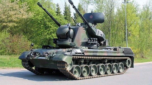 德国陆军的猎豹式（Gepard1A2）防空坦克
