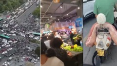 河南郑州爆疫又一特大城市封城民众开抢物资(图)