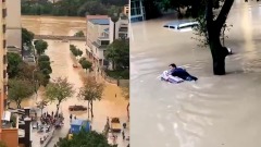暴雨來襲全國65条河呈超警洪水福建已釀3死(圖)