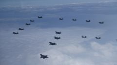 美韓展示空中力量起飛20架戰機威懾朝鮮(圖)