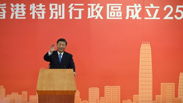 中共總書記習近平今年七一在港發表講話，被指為香港未來發展定調。（圖片來源：Getty Images）