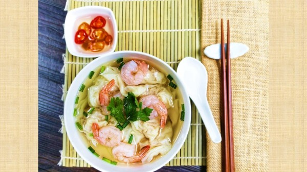 虾仁馄饨汤