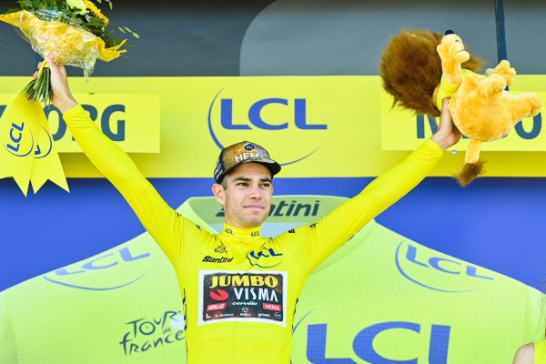 2022环法2个赛段下来，比利时自行车选手沃特・范・阿尔特Belgian Wout排名第一