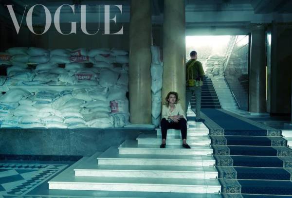 澤倫斯基夫婦為Vogue拍時尚照
