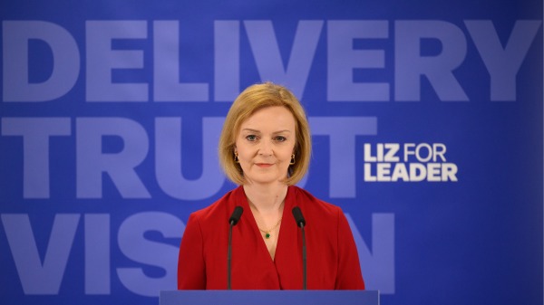 英国保守党领袖候选人特拉斯（Liz Truss）