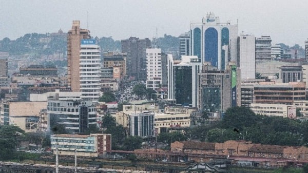 2021年1月18日，乌干达坎帕拉市的全景