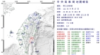地牛翻身台東發生規模6.4地震全台有感(圖)