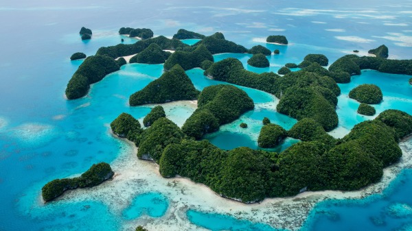 太平洋島國帕勞（Palau）航拍圖