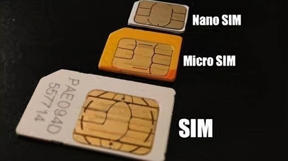 手機卡的三種類型
