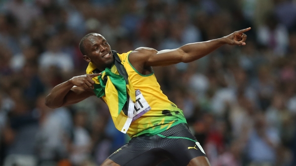 绰号“牙买加闪电”的牙买加短跑选手－尤塞恩‧波尔特（Usain Bolt）